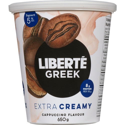 Liberte 5% Greek Yogurt Cappuccino 650 g