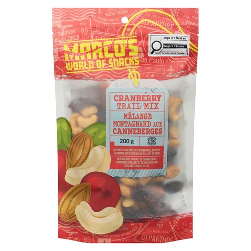 Marco's World Of Snacks Trail Mix Cranberry 200 g