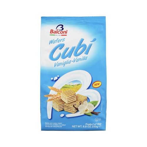 Balconi Cubi Wafers Vanilla 250 g