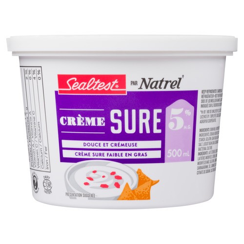 Sealtest 5% Sour Cream Low Fat 500 ml