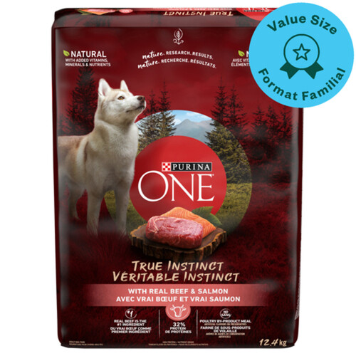 Purina ONE Dry Dog Food True Instinct Beef & Salmon 12.4 kg