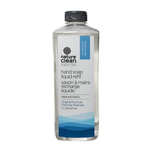 Nature Clean Liquid Hand Soap Unscented 1 L