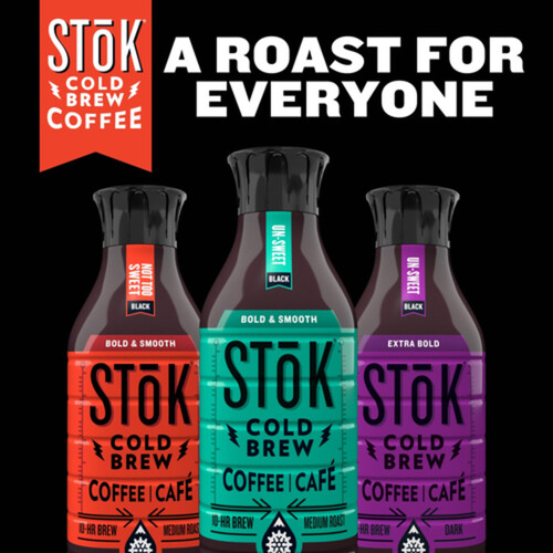 Stok Cold Brew Coffee Black Unsweetened 1.42 L