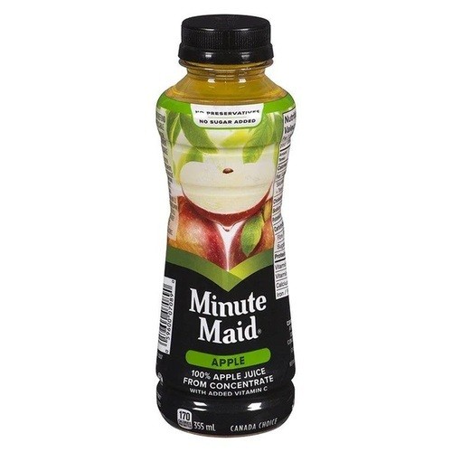 Minute Maid Juice Apple 355 ml (bottle)
