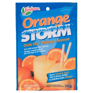 Freshana Orange Storm Drink Mix 56 g - Voilà Online Groceries & Offers