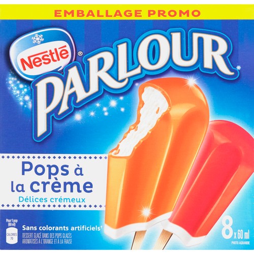 Nestlé Parlour Ice Cream Pops 8 x 60 ml