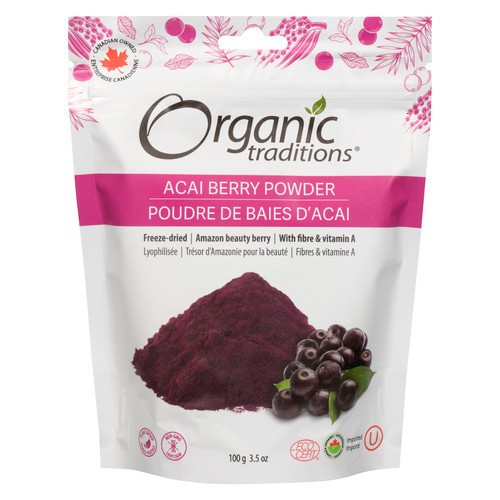 Organic Traditions Organic Acai Powder 100 g