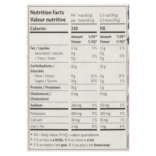 Nature's Path Organic Cereal Blueberry Cinnamon Flax 400 g