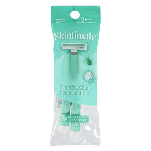 Skintimate 2 Blades Razors Sensitive Skin 2 Pack