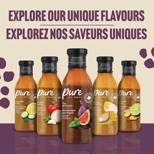 J.L. Kraft Pure Dressing & Marinade Fig Balsamic 355 ml