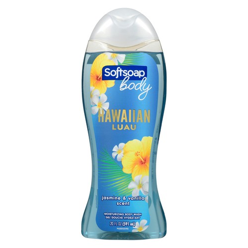Softsoap Moisturizing Body Wash Hawaiian Luau Jasmine & Vanilla Scent 591 ml