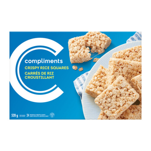 Compliments Crispy Rice Squares 528 g