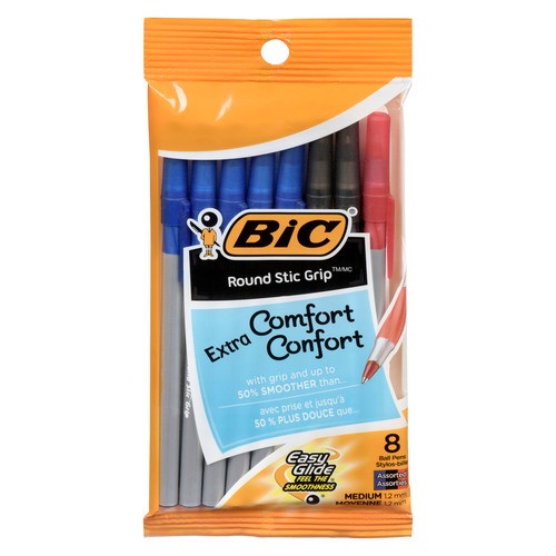 Bic Assist Grip 8 Ball Pens