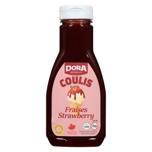 Dora Coulis Sauce Strawberry 240 ml