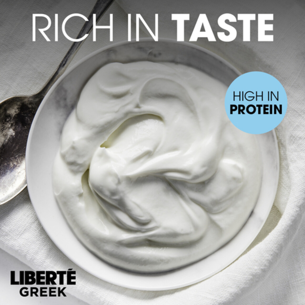 Liberté Greek LactoseFree 0 Yogurt High Protein Plain 1 kg Voilà