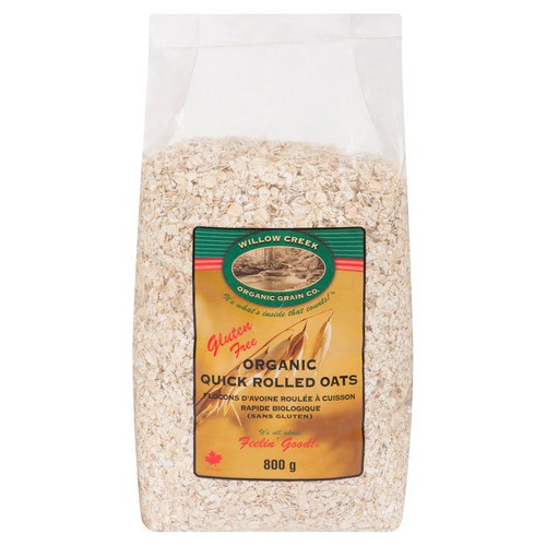 Willow Creek Organic Grain Co. Gluten-Free Organic Quick Roll Oat 800 g