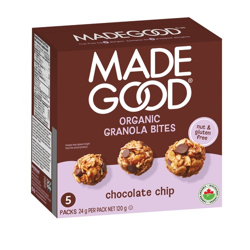 MadeGood Organic Minis Granola Chocolate Chip 5 x 24 g
