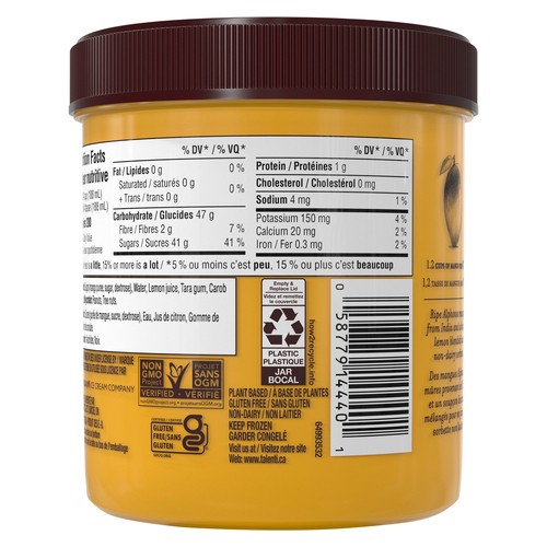 Talenti Dairy-Free Sorbetto Alphonso Mango 473 ml