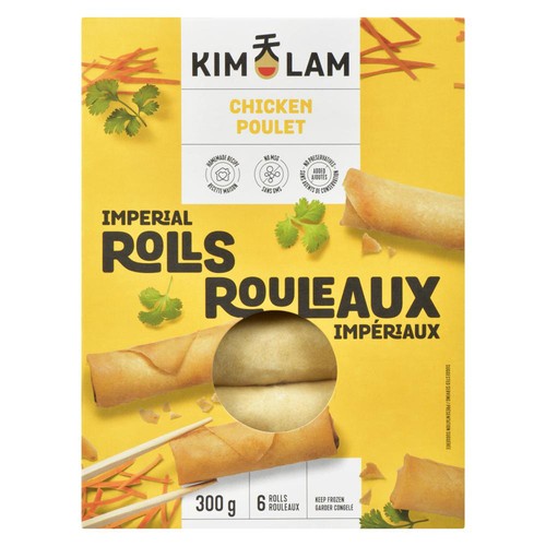Kim Lam Frozen Imperial Rolls Chicken 6 Rolls 300 g