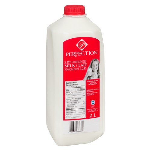 Perfection 3.25% Milk Jug Homogenized 2 L
