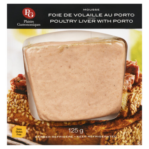 Plaisirs Gastronomiques Gluten-Free Poultry Liver With Porto 125 g