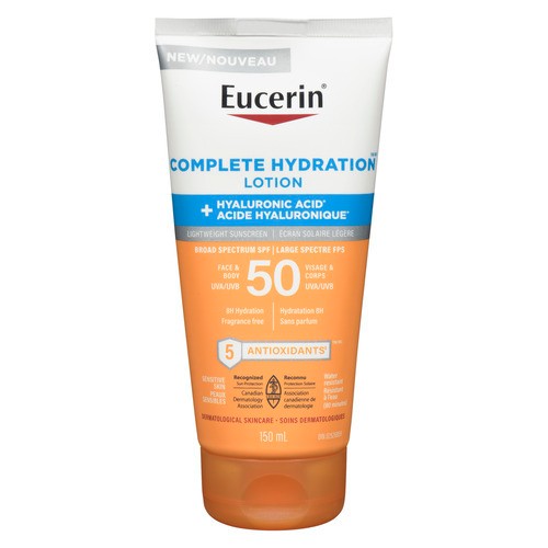 Eucerin Sunscreen Lotion SPF 50 Complete Hydration 150 ml