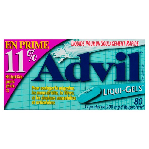 Advil Liqui-Gels 80 EA