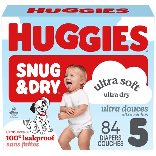 Huggies Snug & Dry Size 5 84 Count