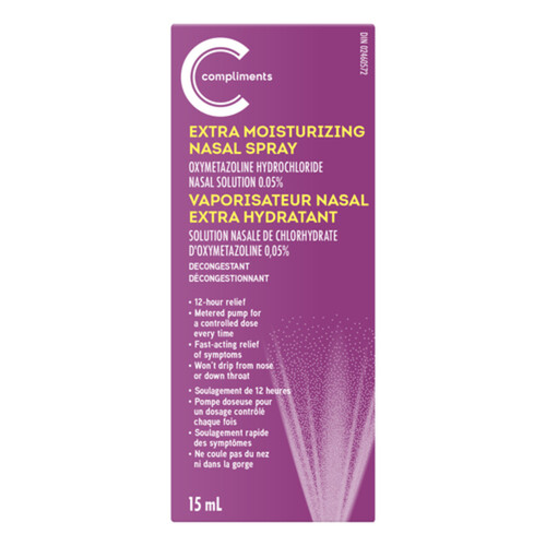 Compliments Nasal Spray Extra Moisturizing 15 ml