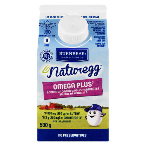 Naturegg Omega Plus Liquid Eggs 500 g