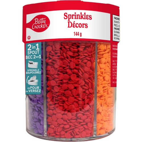 Betty Crocker Sprinkle Decor All Holiday 6 Cell 145 g
