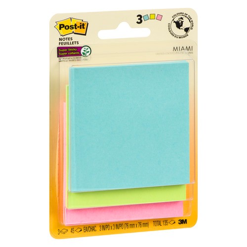 Post-it Super Sticky Notes 1 EA 