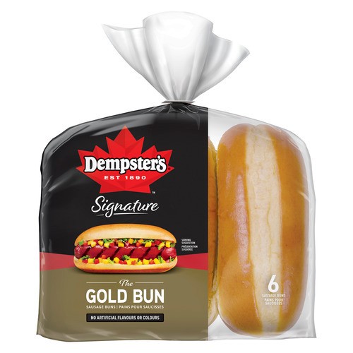 Dempster's Signature The Gold Sausage Buns 6 Pack 426 g 