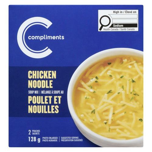 Compliments Soup Mix Low Fat Chicken Noodle 128 g