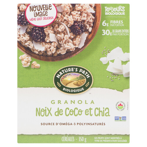 Nature's Path Organic Granola Coconut Chia 350 g