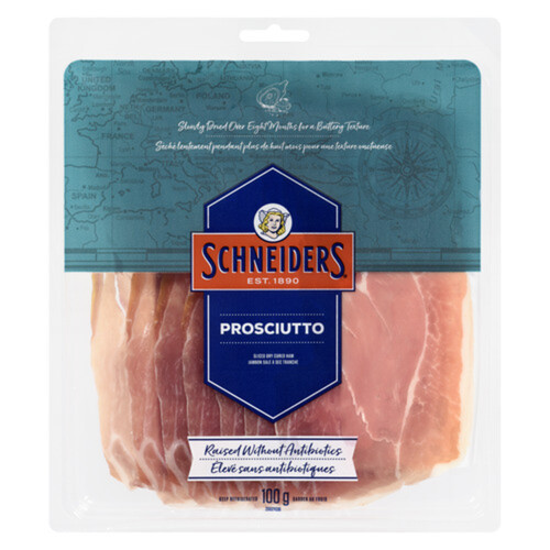 Schneiders Prosciutto Sliced Raised Without Antibiotics 100 g