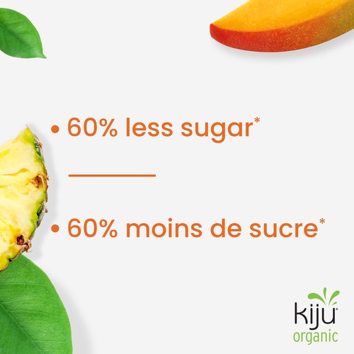 Kiju Organic Fruit Juice Mango Pineapple 4 x 200 ml