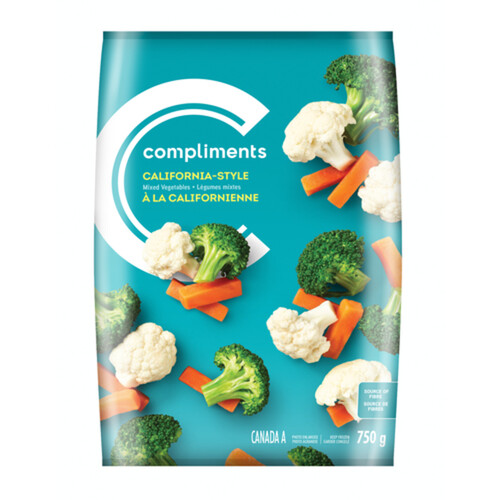 Compliments Frozen Mixed Vegetables California Style 750 g