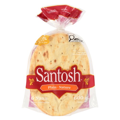 Santosh Gold Naan Plain 6 Pack 600 g