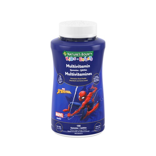 Nature's Bounty Kids Multivitamin Marvel Spider-Man 150 Count