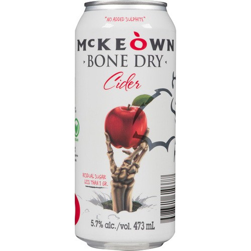 McKeown Cider 5.7% Alcohol Bone Dry 473 ml (can)