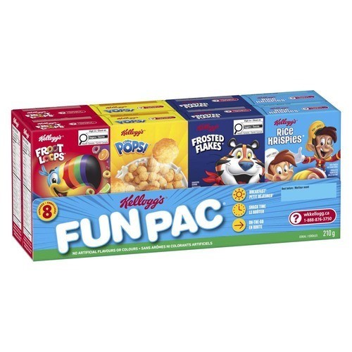 Kellogg's Cereal Fun Pack 210 g