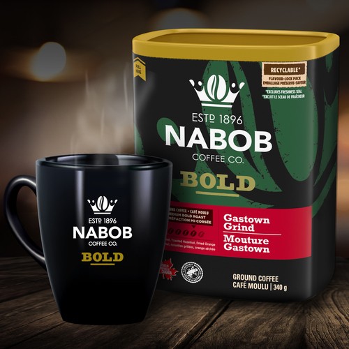 Nabob Ground Coffee Gastown Grind Medium Bold Roast 340 g