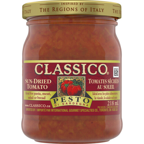 Classico Pasta Sauce Sun-Dried Tomato 218 ml