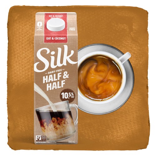 Silk Dairy-Free Half & Half Coffee Creamer Oat & Coconut 890 ml
