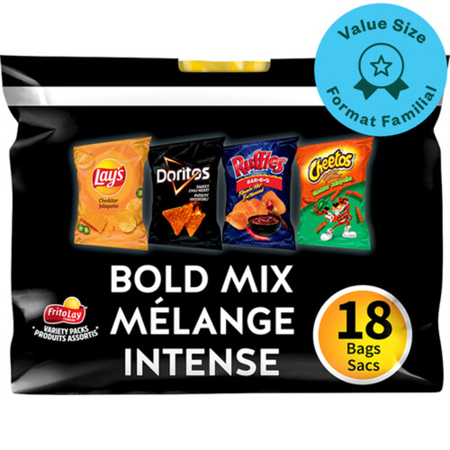 Frito Lay Bold Mix Variety Pack 504 g