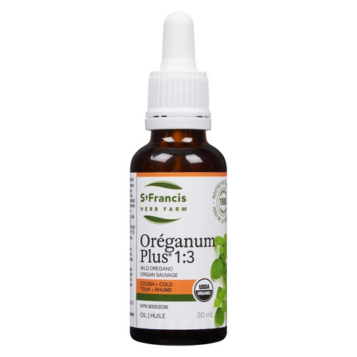 St. Francis Herb Farm Nutritional Supplement Cough + Cold Wild Oregano Oreganum Plus 30 ml
