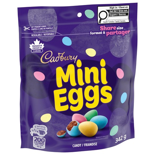 Cadbury Mini Eggs Chocolatey Candy Bag 342 g