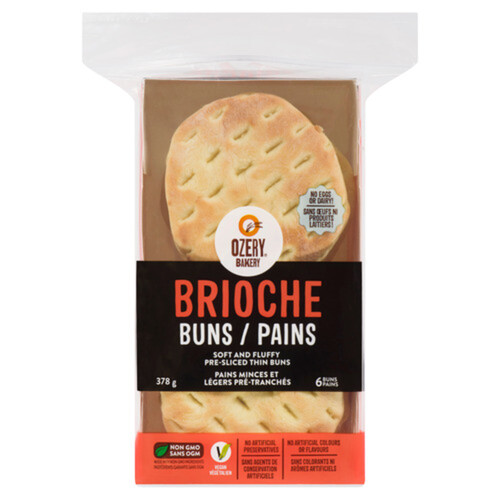 Ozery Bakery Brioche Buns 378 g