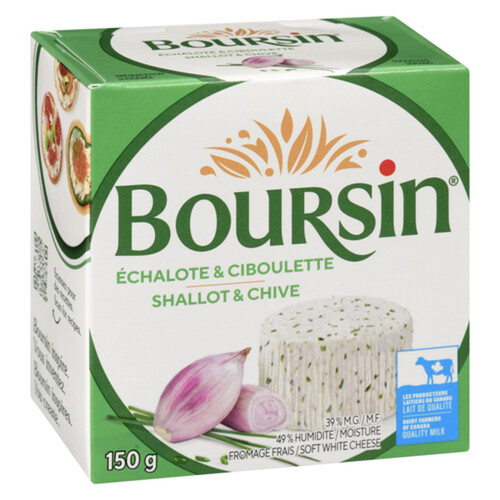 Boursin Cheese Shallot & Chive 150 g
